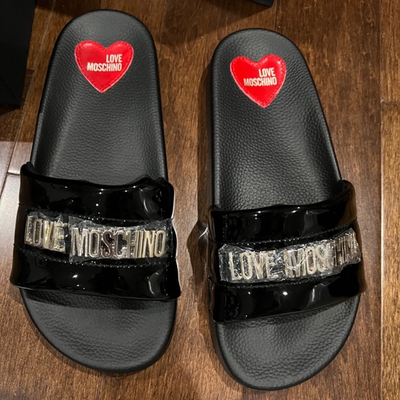 Love Moschino slide sandals - Picture 2 of 3